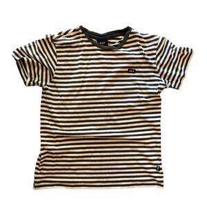 HUF Stripes Knit Tee Big Kids Shorts Sleeves